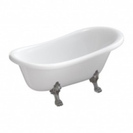 Wanna Omnires Atena Comfort Marble+ 157x77cm biały połysk ATENA157BP