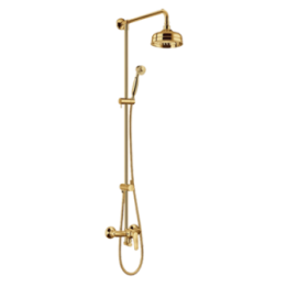 Zestaw natryskowy podtynkowy Omnires Art Deco złoto AD5144GL