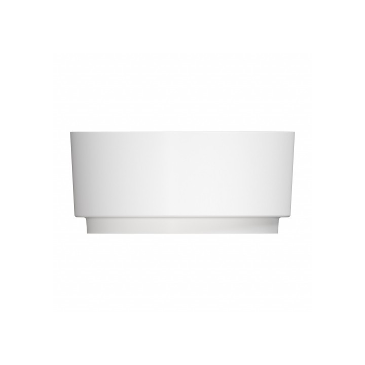 Umywalka ø42x19 cm Omnires Cadence Marble+ biały mat CADENCER420BM