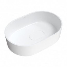 Umywalka 62x42x19 cm Omnires Cadence Marble+ biały mat CADENCE620BM