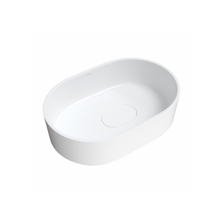 Umywalka 62x42x19 cm Omnires Cadence Marble+ biały mat CADENCE620BM