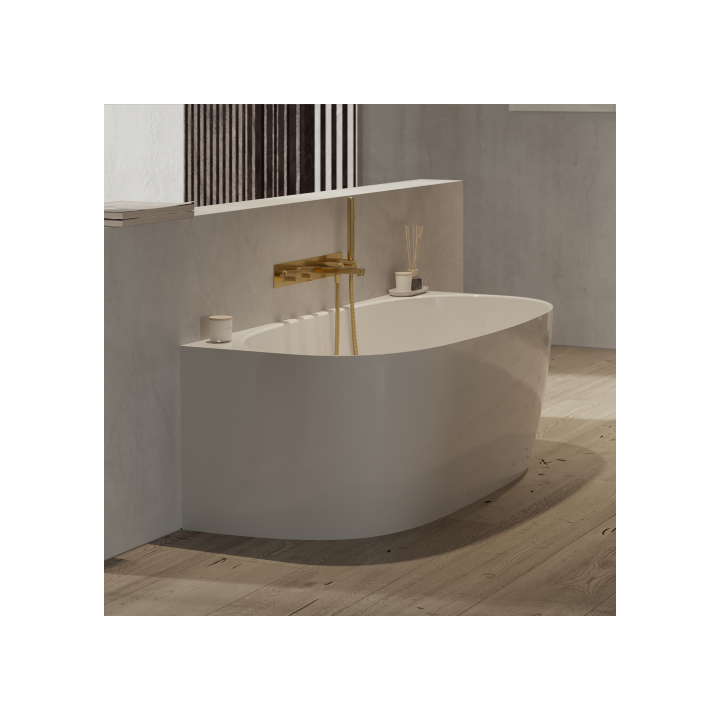 Bateria wannowa Omnires Contour 5-otworowa złoty szczotkowany CT8037/1GLB