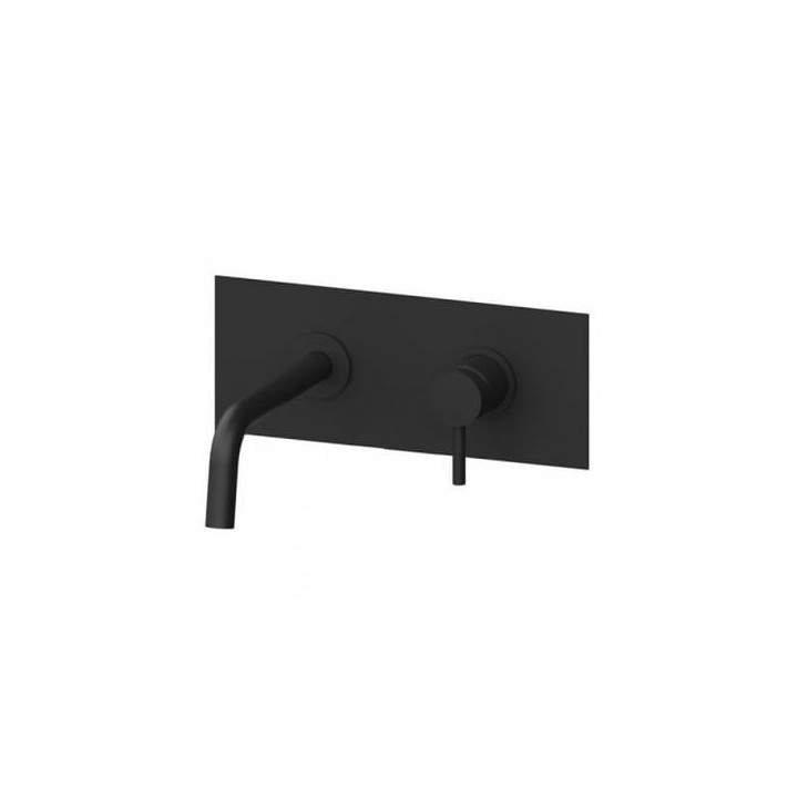 Bateria umywalkowa podtynkowa 178 mm PAFFONI LIGHT czarny mat LIG105NO