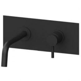 Bateria umywalkowa podtynkowa 248 mm PAFFONI LIGHT czarny mat LIG106NO