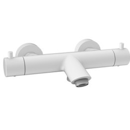 Bateria wannowa termostatyczna korpus PAFFONI LIGHT biały mat LIQ022BO