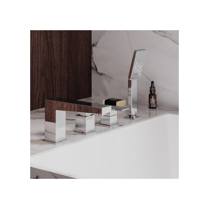 Bateria wannowa Omnires Fresh 4-otworowa chrom FR7132CR