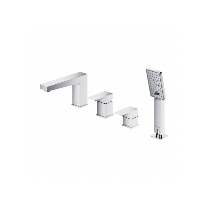Bateria wannowa Omnires Fresh 4-otworowa chrom FR7132CR