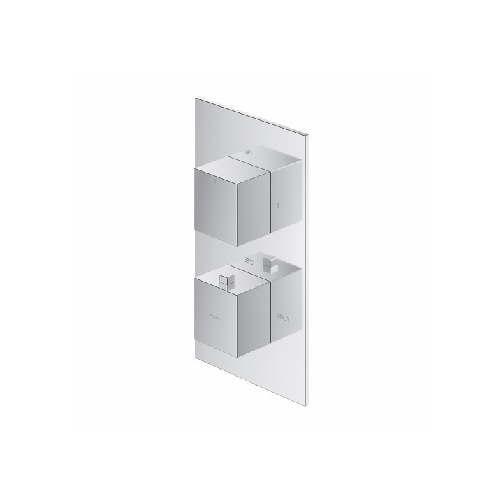 Termostatyczna bateria prysznicowo-wannowa Omnires Fresh chrom FR7136ROCR