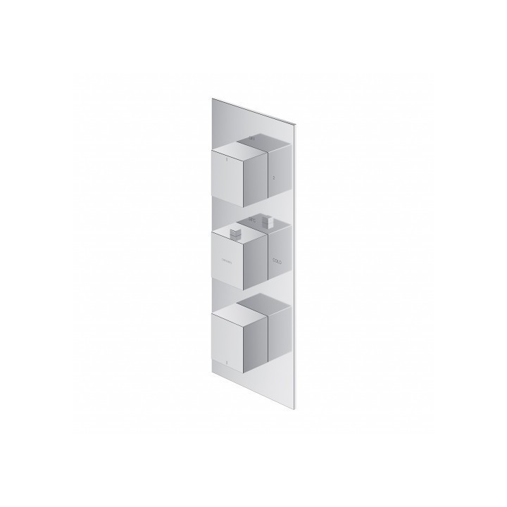 Termostatyczna bateria prysznicowo-wannowa Omnires Fresh chrom FR7138ROCR