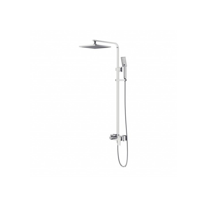 System prysznicowy natynkowy Omnires Fresh chrom FR7144CR