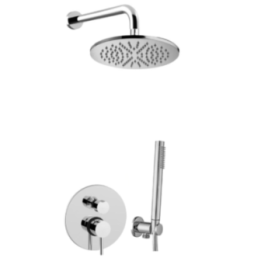 Zestaw natryskowy z deszczownicą 250 mm PAFFONI LIGHT chrom LIG018ZSC2F