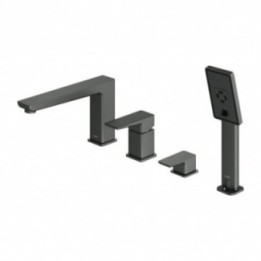 Bateria wannowa 4-otworowa Omnires Parma grafit PM7432GR