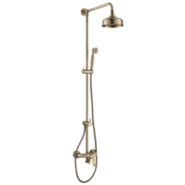 Zestaw natryskowy Omnires Art Deco brąz antyczny AD5144BR