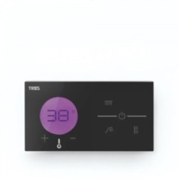 Tres Exclusive System Elektronicznej Kontroli Termostatycznej 3 Drożny Czarny 092.883.98