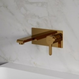 Bateria umywalkowa podtynkowa Omnires Darling złoty DA5015GL