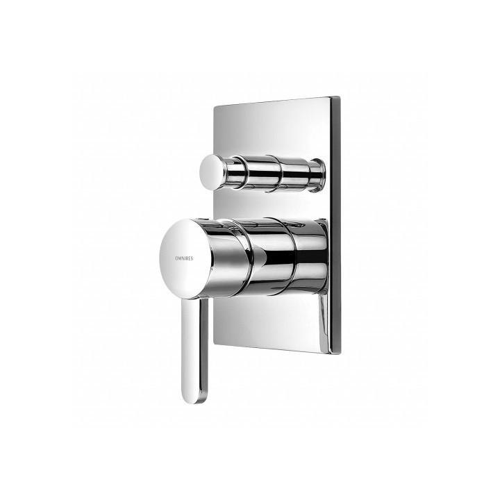 Bateria prysznicowo-wannowa Omnires Darling podtynkowa chrom DA5035CR