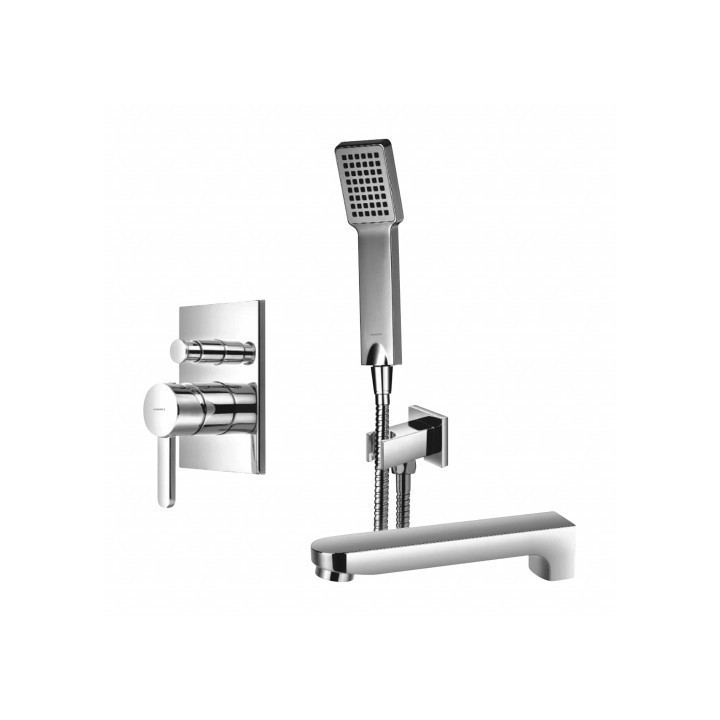 System wannowy Omnires Darling podtynkowy chrom SYSDAW01CR