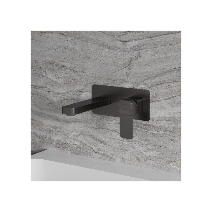 Bateria umywalkowa podtynkowa Omnires Slide grafit SL7715GR