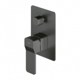 Bateria wannowa podtynkowa Omnires Slide grafit SL7735GR
