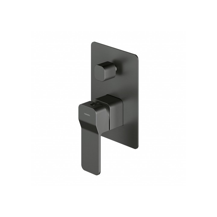 Bateria wannowa podtynkowa Omnires Slide grafit SL7735GR