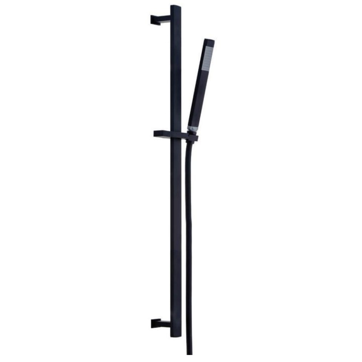 Zestaw natryskowy 40 cm/20x20 cm PAFFONI ELLE czarny mat EL015ZN3ANO