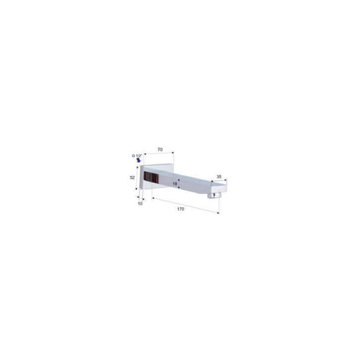 Zestaw wannowy podtynkowy PAFFONI LEVEL chrom LES015ZWWCR