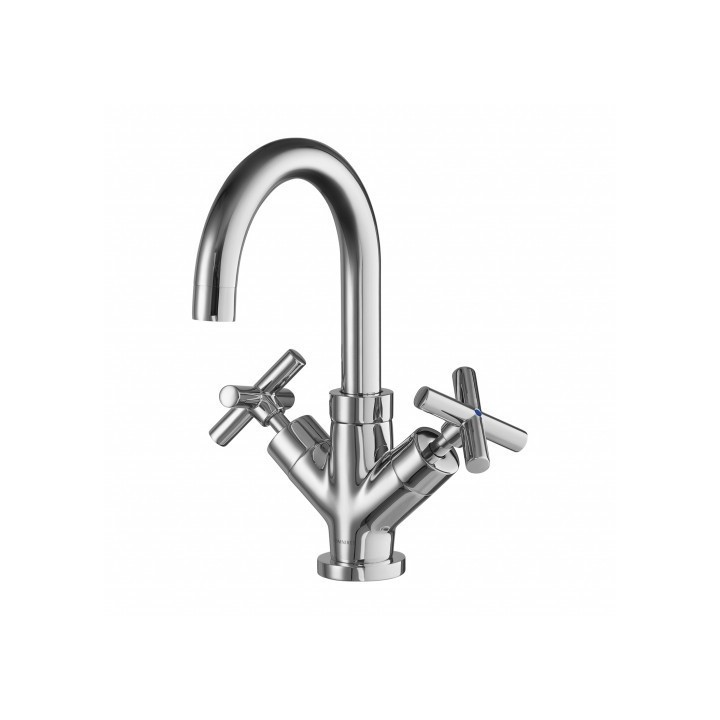 Bateria umywalkowa Omnires Modern z korkiem klik-klak chrom C301CR