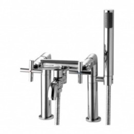 Bateria wannowa Omnires Modern 2-otworowa chrom C304-HCR