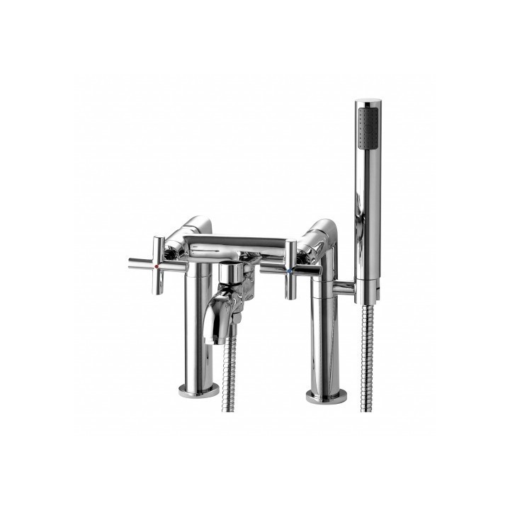Bateria wannowa Omnires Modern 2-otworowa chrom C304-HCR