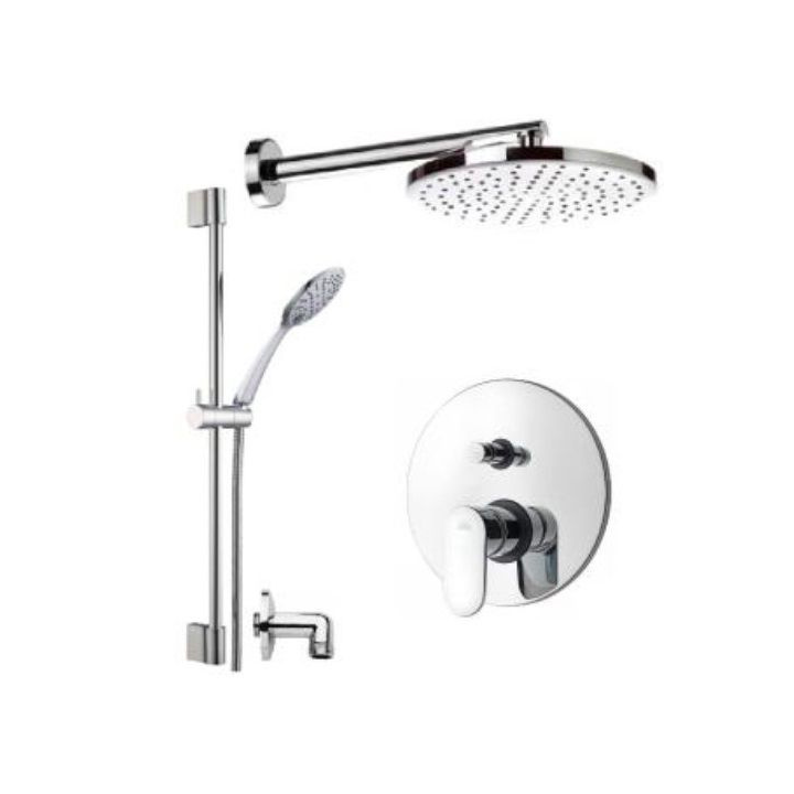 Zestaw natryskowy 400 mm/300 mm slim PAFFONI CANDY chrom CA015ZN3B