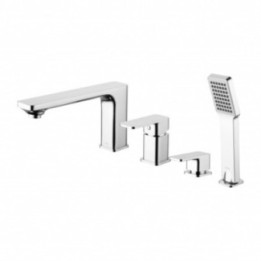 Bateria wannowa Omnires Apure 4-otworowa chrom AP2232CR