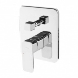 Bateria prysznicowo-wannowa Omnires Apure 2-wyjściowa chrom AP2235CR