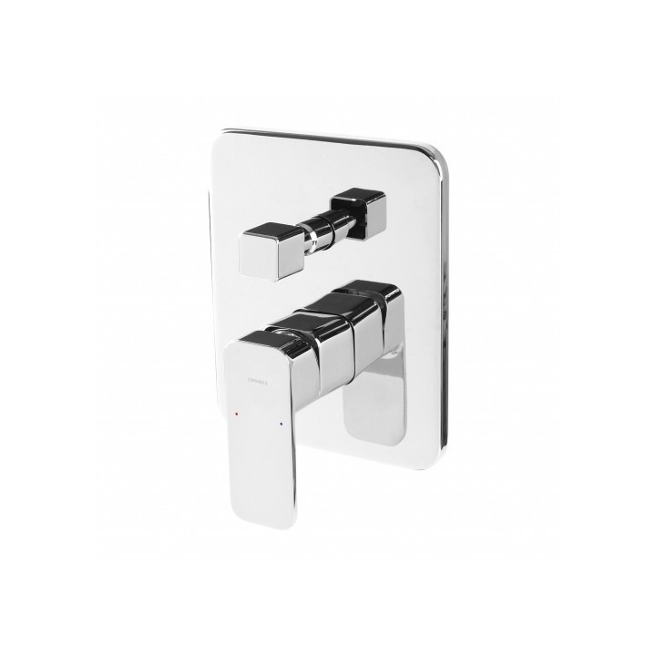 Bateria prysznicowo-wannowa Omnires Apure 2-wyjściowa chrom AP2235CR