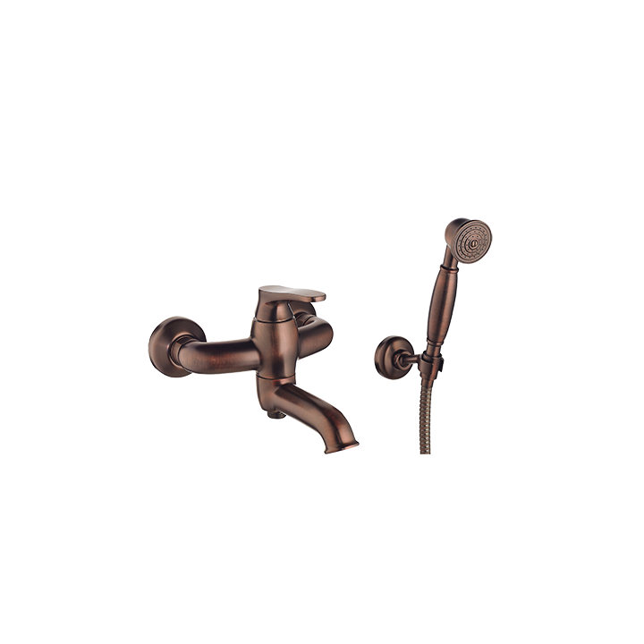 Bateria wannowa Omnires Art Deco miedź antyczna AD5131ORB