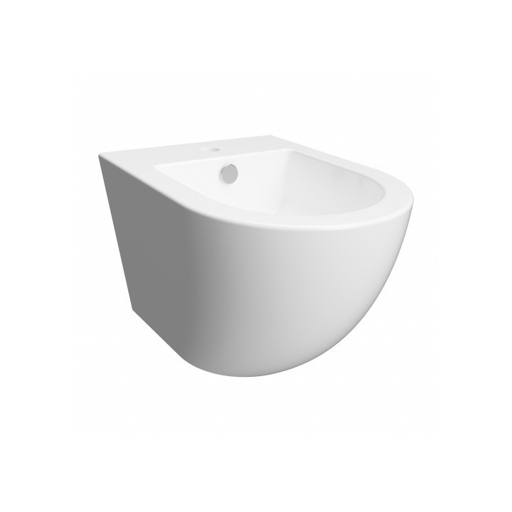 Bidet wiszący 49x37 cm Omnires Ottawa biały połysk OTTAWABIBP