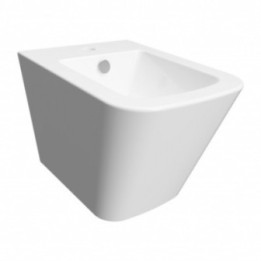 Bidet wiszący 49x35 cm Omnires Fontana biały połysk FONTANABIBP