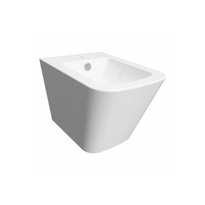 Bidet wiszący 49x35 cm Omnires Fontana biały połysk FONTANABIBP