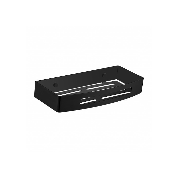 Koszyk prysznicowy Omnires Uni 30x5x13cm czarny mat. UN10331BL