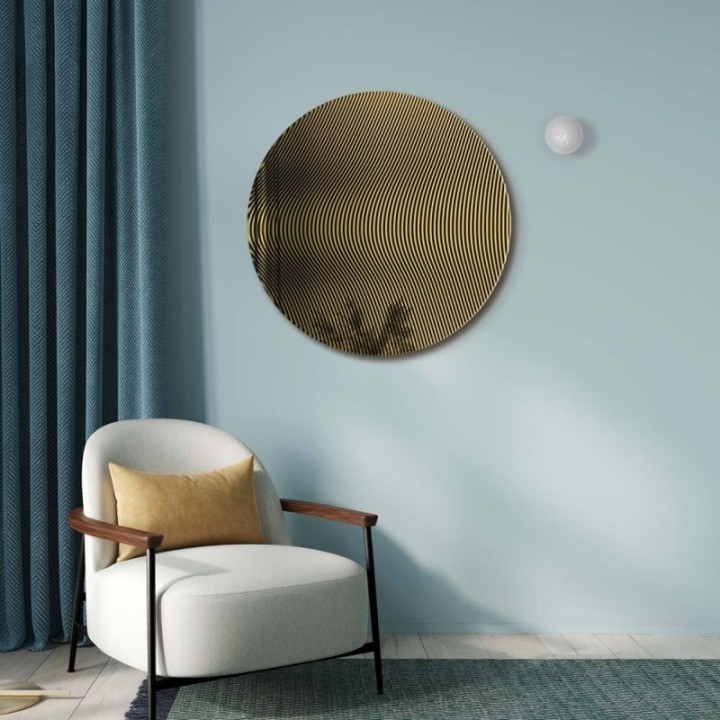 LUSTRO GIERADESIGN VENUS 100CM ZŁOTE COS/V/100