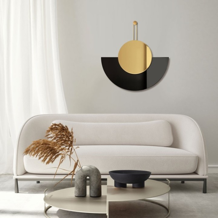 LUSTRO GIERADESIGN INCO 90X67,5CM ZŁOTE INC/90X67,5