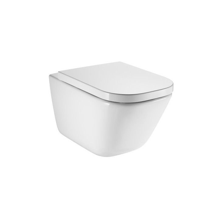 Miska WC wisząca 54x35 cm Roca Gap z deską wolnoopadającą A34H47C000
