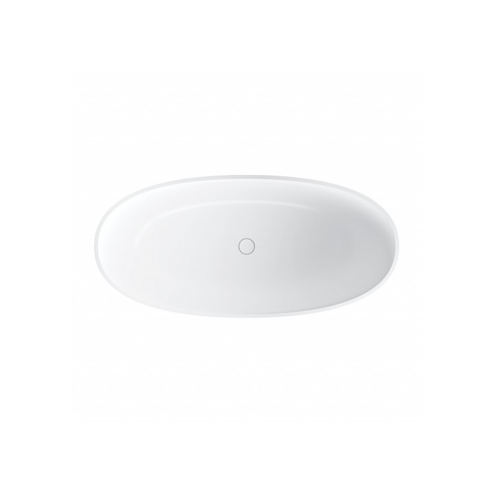 Wanna wolnostojąca Omnires Shell M+ 160x75cm biały mat. SHELLWWBM