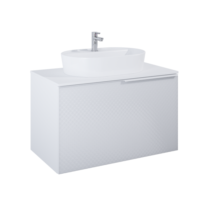 SZAFKA ELITA GLAM 90 1S+1S WHITE MATT 168381
