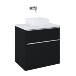 Szafka podumywalkowa ELITA LOFTY 70 2S 71.5x69.5x48.7 cm black matt 168303