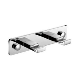 Listwa z 2 haczykami STELLA czarny mat 18.062-B