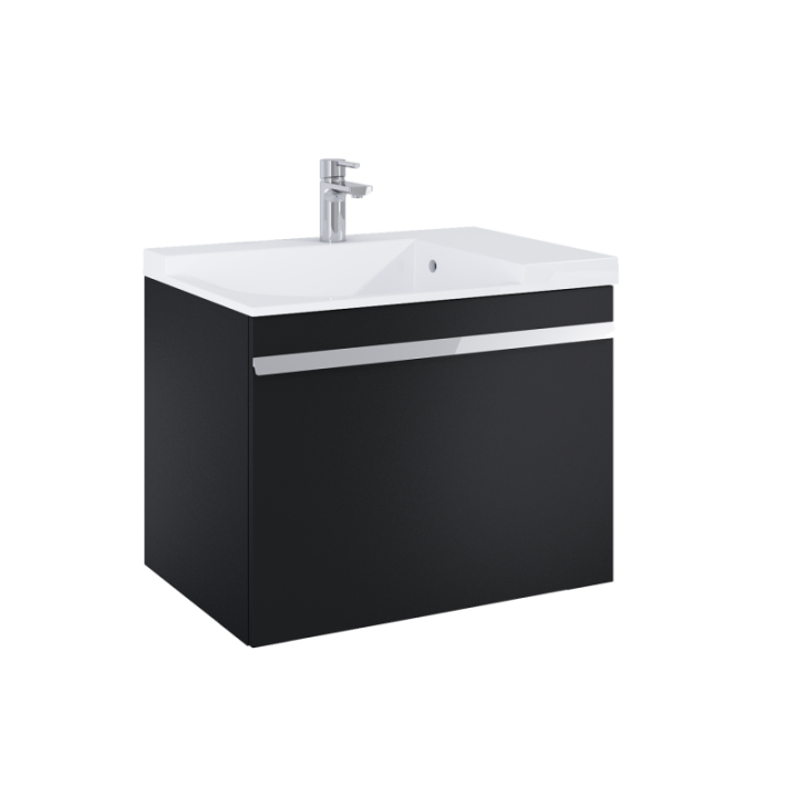 SZAFKA ELITA MOODY 70 1S+1S BLACK MATT 167685