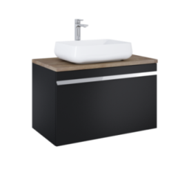 SZAFKA ELITA MOODY 90 1S+1S BLACK MATT 167687