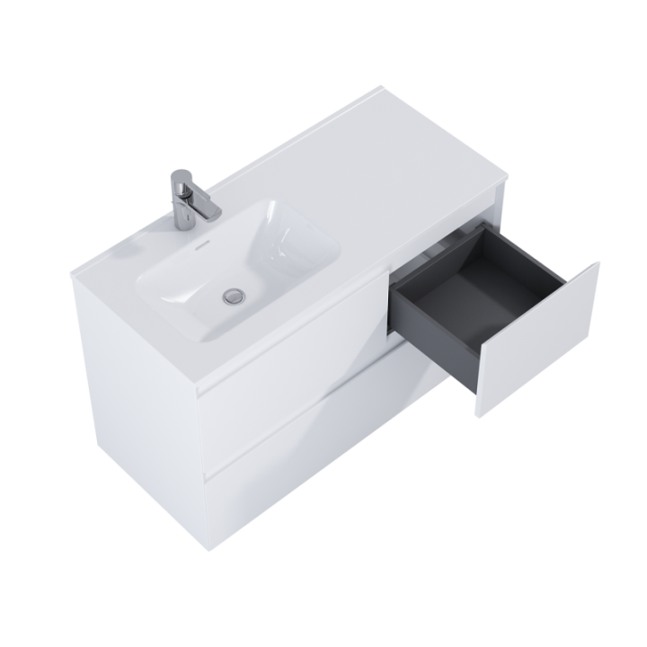 SZAFKA ELITA SPLIT 100 3S L WHITE MATT 168156