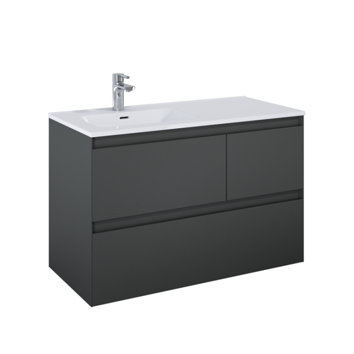 SZAFKA ELITA SPLIT 100 3S L ANTHRACITE MATT 168158