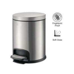 Pojemnik na odpadki 5L STELLA PREMIUM srebrny 20.20105